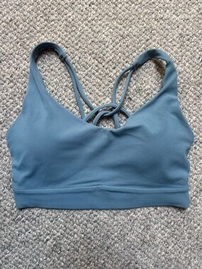 Athleta Slate Blue Strappy Sports Bralette